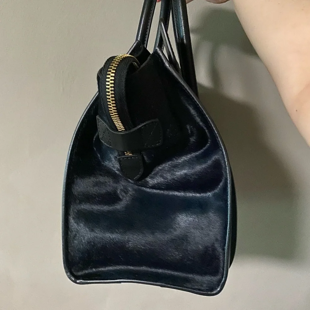 Host pick! π€©π₯³ Celine pistachio Pony hair and black leather Mini luggage bag - Picture 11 of 16